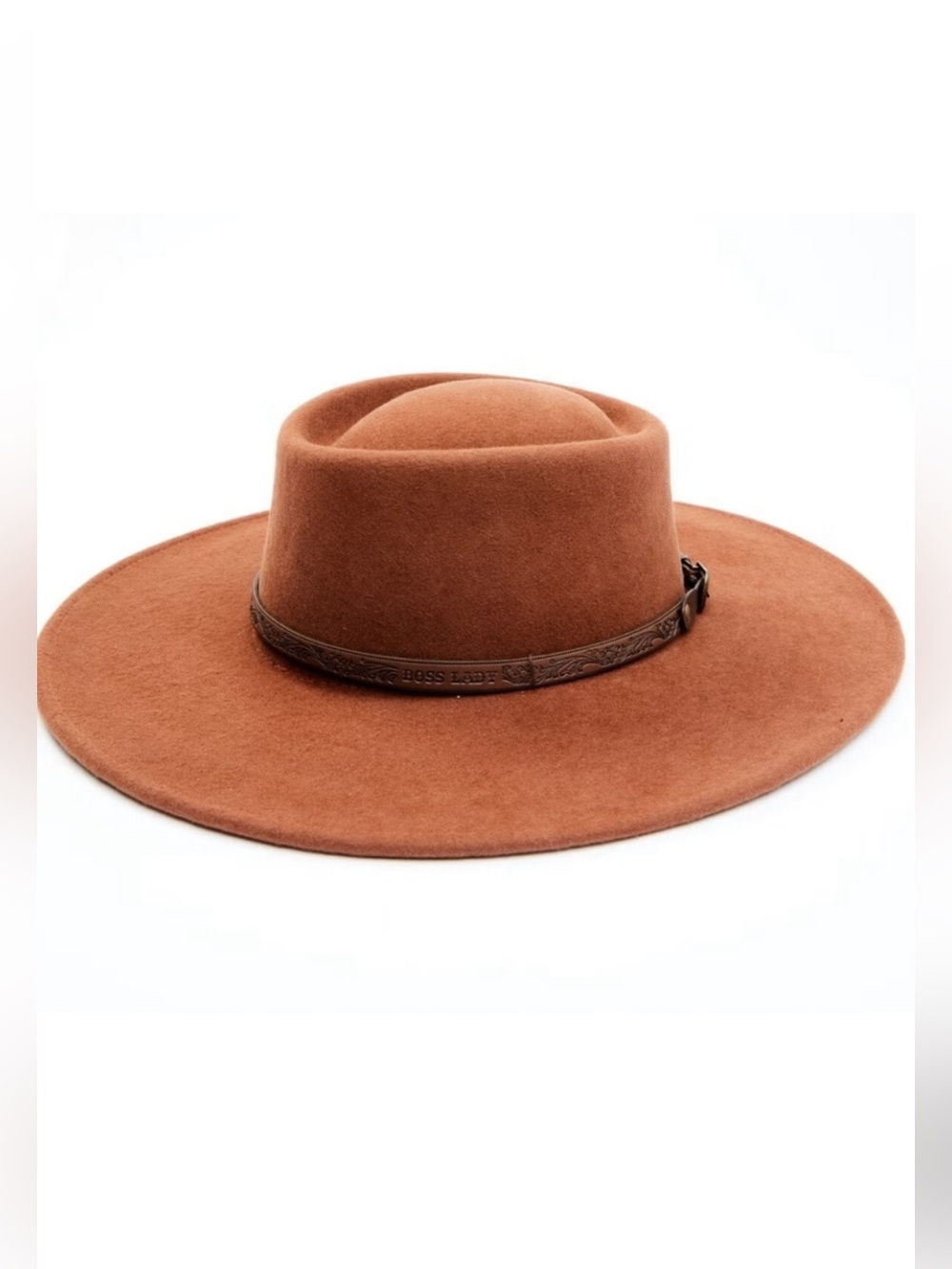 Idyllwind Boss Lady Women’s Wool Felt Western Cowboy Hat Brown One Size
